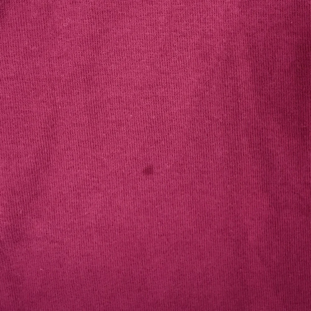 Polo Ralph Lauren Estate Rib Cotton Red 1/4 Quarter Zip Sweater XL Soft Cotton